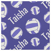 Netball-Blaues Namensschild Stoff (Nahaufnahme)