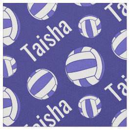 Netball-Blaues Namensschild Stoff