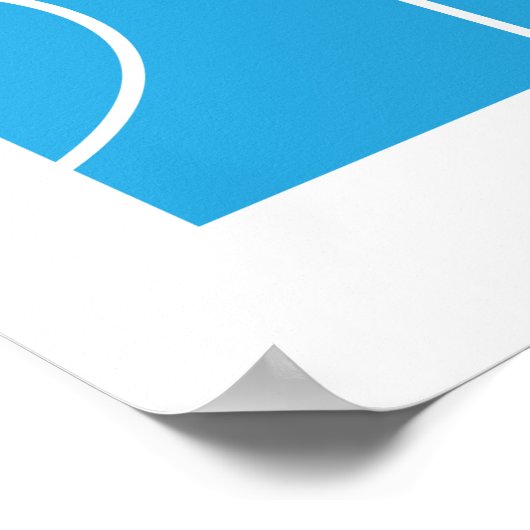 Netball Court Poster (Ecke)