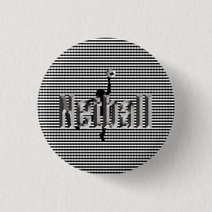 Netball Das Spiel, das runde Abzeichen Button
