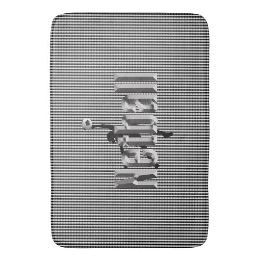 Netball Das Spiel, Memory Foam Bathmat Badematte (Vorderseite Vertikal)