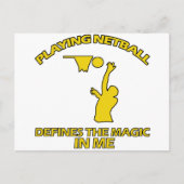 Netball-DESIGNS Postkarte (Vorderseite)