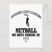 NETBALL-Designs Postkarte (Vorderseite)