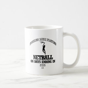 NETBALL-Entwürfe Kaffeetasse