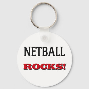Netball-Felsen Schlüsselanhänger