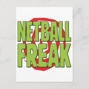 Netball Freak G Postkarte