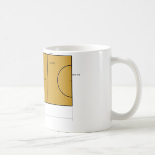 Netball-Gerichts-Tasse Kaffeetasse