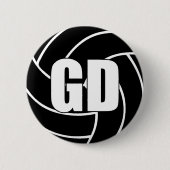 Netball Goal Defence GD Button (Vorderseite)
