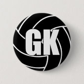 Netball Goal Keeper GK Button (Vorderseite)