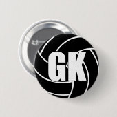 Netball Goal Keeper GK Button (Vorne & Hinten)