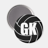 Netball Goal Keeper Magnet (Vorderseite/Rückseite)