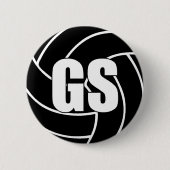 Netball Goal Shooter GS Button (Vorderseite)