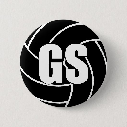Netball Goal Shooter GS Button (Vorderseite)