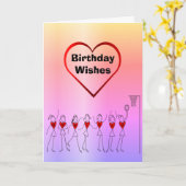 Netball Greetings Happy Birthday Karte (Gelbe Blume)