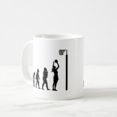 Netball Kaffeetasse (Vorderseite Links)