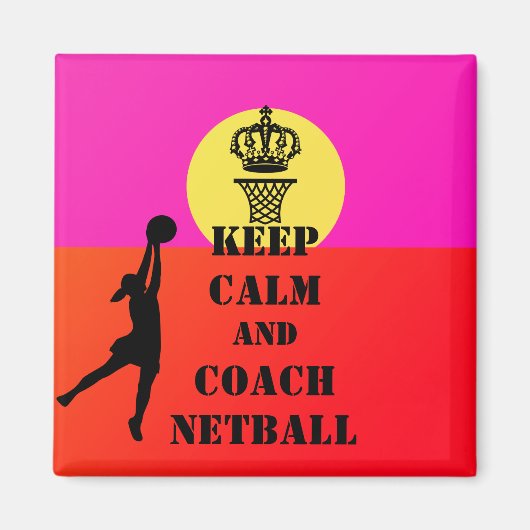 Netball-Kostenvoranschlag für Ruhe und Coach behal Magnet (Vorne)