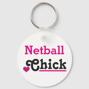 Netball-Küken Schlüsselanhänger