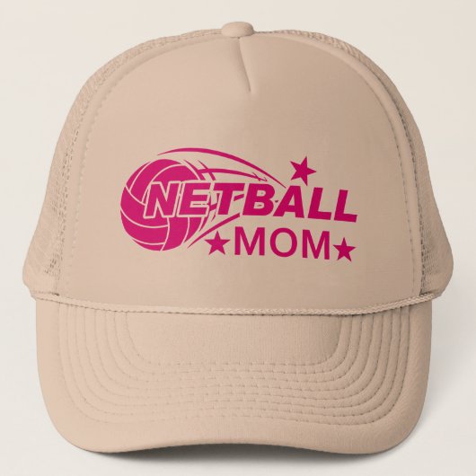 Netball-Mama, Netball Truckerkappe (Vorderseite)