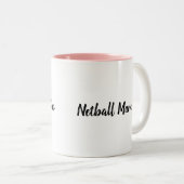 Netball Mum Australia Tasse Gift (VorderseiteRechts)