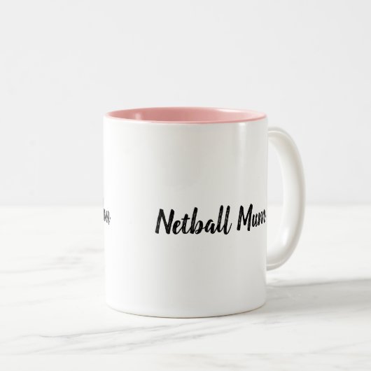 Netball Mum Australia Tasse Gift (VorderseiteRechts)