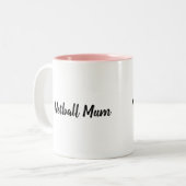 Netball Mum Australia Tasse Gift (Vorderseite Links)