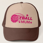 Netball Mum, Netball Truckerkappe (Vorderseite)