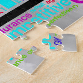 Netball-Player-Positionen für inspirierende Wörter Puzzle (Seite)