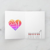 Netball Positionen Themed Coach Vielen Dank Dankeskarte (Innenseite)