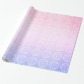 Netball-themenorientierter Ball-Entwurf Geschenkpapier (Ungerollt)