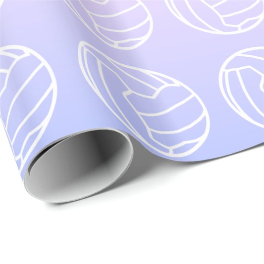 Netball-themenorientierter Ball-Entwurf Geschenkpapier (Rolleneckpunkt)