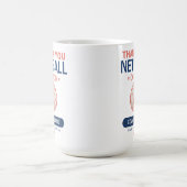 Netball-Trainer-Team-Dankeschön-Geschenk Vielen Da Kaffeetasse (Mittel)