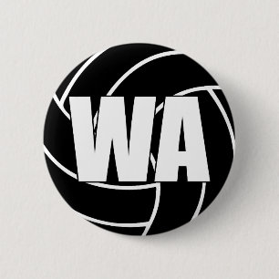 Netball Wing Attack WA Button