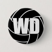 Netball Wing Defense WD Button (Vorderseite)