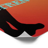 Netball-Zitat: Inspiration für das Leben Poster (Ecke)