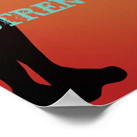 Netball-Zitat: Inspiration für das Leben Poster (Ecke)