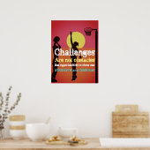 Netball-Zitat: Inspiration für das Leben Poster (Küche)