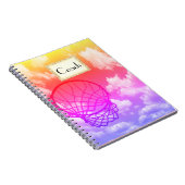 Netball-Zug-Thema personalisiert Notizblock (Rechte Seite)