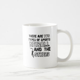 Netballentwürfe für Liebhaber des Sports Kaffeetasse