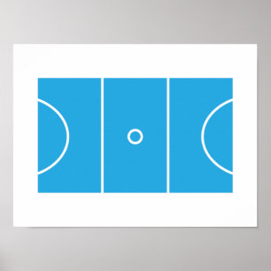 Netballplatz Poster