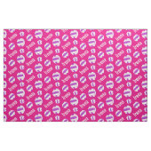 Netballs lila Bezeichnung Sportrosa Muster Stoff (Fat Quarter (45,7 x 55,9 cm))