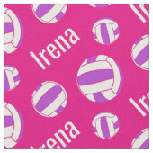 Netballs lila Bezeichnung Sportrosa Muster Stoff (Nahaufnahme)