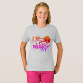 Netballspieler, ich Liebe Netball, Farbe T-Shirt (Vorne ganz)