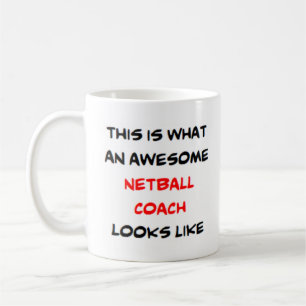 Netballtrainer, phantastische Kaffee-Tasse Kaffeetasse