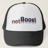 netBoost LLC-Hut Truckerkappe (Vorderseite)