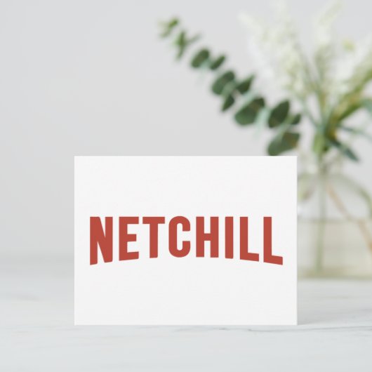 NETCHILL NETFLIX POSTKARTE (Stehend Vorderseite)