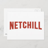 NETCHILL NETFLIX POSTKARTE (Vorne/Hinten)