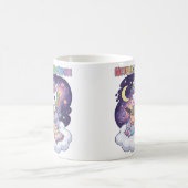 Netflix und Neigh Unicorn Cartoon Kaffeetasse (Mittel)