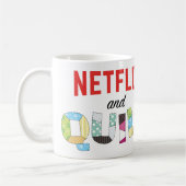 Netflix und Quilt Coffee Tasse - Funny Quilter Gif (Links)
