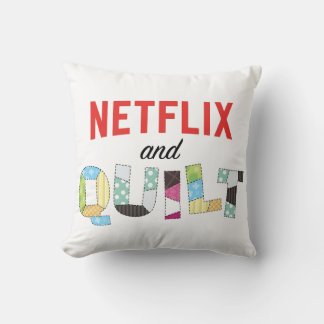 Netflix und Quilt Kissen - Funny Quilter Gift