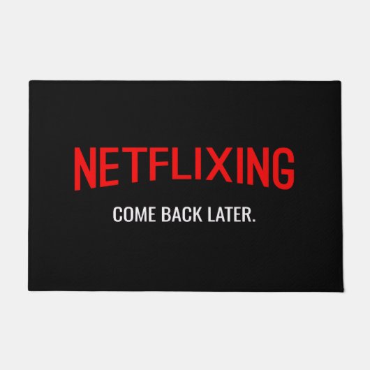 NETFLIXING FUßMATTE (Vorderseite)